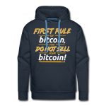 First Rule of Bitcoin Hoodie Sweatshirt - Image 2
