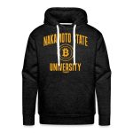 Nakamoto State University (Yellow) Bitcoin Hoodie Sweatshirt