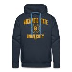 Nakamoto State University (Yellow) Bitcoin Hoodie Sweatshirt - Image 2
