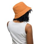 Simple B Orange Bitcoin Reversible Bucket Hat - Image 5