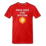 Paga Aqu?? Con Bitcoin Espa?ol T-Shirt - Image 4