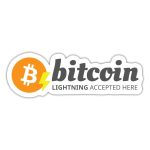 Bitcoin Lightning Accepted Here 8 Sticker
