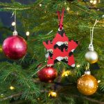 Bitcoin Is For The Honey Badgers Red Wooden Ornament