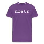 Nostr (White) Bitcoin T-Shirt - Image 2