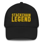 Stackchain Legend (Gold Embroidery) Bitcoin Dad Hat
