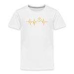 My Heart Beats Bitcoin Toddler T-Shirt - Image 2
