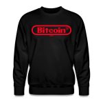 Bitcoin Gamer (Red Graphic) Crewneck Sweatshirt - Image 2
