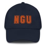 NGU (Orange Embroidery) Bitcoin Dad Hat