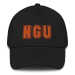 NGU (Orange Embroidery) Bitcoin Dad Hat - Image 2