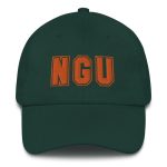 NGU (Orange Embroidery) Bitcoin Dad Hat - Image 3