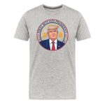 First Bitcoin President Donald Trump T-Shirt - Image 3