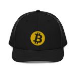 Bitcoin Round Logo Trucker Hat