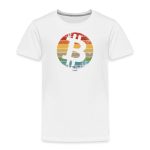 Retro Bitcoin Toddler T-Shirt - Image 2
