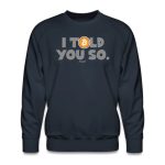 I Told You So Bitcoin Crewneck Sweatshirt - Image 2