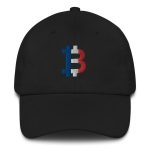 French Flag Bitcoin B Dad Hat