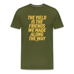 The Yield Is The Friends We Made Along The Way Bitcoin T-Shirt - Image 2