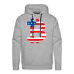 American Flag Bitcoin B Hoodie Sweatshirt - Image 3