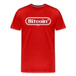 Bitcoin Gamer White Graphic T-Shirt