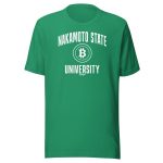 Nakamoto State University (White) Bitcoin T-Shirt - Image 4