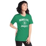 Nakamoto State University (White) Bitcoin T-Shirt - Image 6