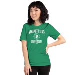 Nakamoto State University (White) Bitcoin T-Shirt - Image 8