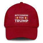 Bitcoiners For Trump Bitcoin Dad Hat - Image 3