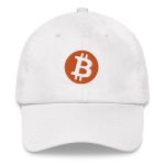 Circle Bitcoin Logo (Orange Embroidery) Dad Hat
