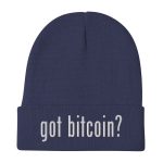 Got Bitcoin? Embroidered Beanie - Image 3