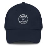 Child of Satoshi (White Embroidery) Bitcoin Dad Hat