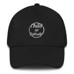 Child of Satoshi (White Embroidery) Bitcoin Dad Hat - Image 2