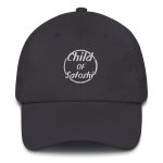 Child of Satoshi (White Embroidery) Bitcoin Dad Hat - Image 4