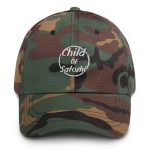 Child of Satoshi (White Embroidery) Bitcoin Dad Hat - Image 5