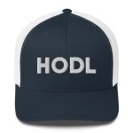 HODL Bitcoin (White Embroidery) Trucker Hat - Image 2