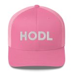 HODL Bitcoin (White Embroidery) Trucker Hat - Image 4