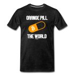 Orange Pill The World Bitcoin T-Shirt