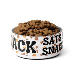 Stack Sats u0026 Snacks Bitcoin Pet Bowl - Image 2