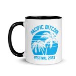 Pacific Bitcoin Festival 2023 White Coffee Mug - Image 5