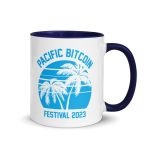 Pacific Bitcoin Festival 2023 White Coffee Mug - Image 7