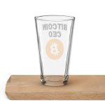 Bitcoin CEO Pint Glass - Image 2
