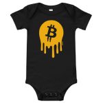 Melt Your Face Bitcoin Infant One Piece