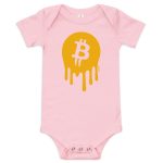 Melt Your Face Bitcoin Infant One Piece - Image 3