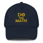 Do The Math (Gold Embroidery) Bitcoin Dad Hat - Image 2