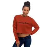 Sovereign Being Bitcoin B Cropped Sweatshirt - Image 2