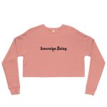 Sovereign Being Bitcoin B Cropped Sweatshirt - Image 3