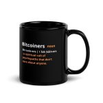 Bitcoiners Defined Bitcoin Coffee Mug