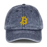 Simply Bitcoin Vintage Hat - Image 2