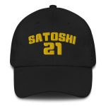 Satoshi 21 (Gold Embroidery) Bitcoin Dad Hat