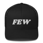 Few Bold (White Embroidery) Bitcoin Trucker Hat - Image 2
