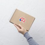 American Flag Bitcoin B Sticker - Image 2