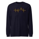 My Heart Beats Bitcoin Long Sleeve T-Shirt